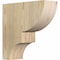Ekena Millwork Ridgewood Rough Sawn Corbel, Douglas Fir, 4"W x 12"D x 12"H COR04X12X12RID00RDF - alternate 1